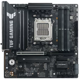   ASUS TUF GAMING B850M-E WIFI AM5 mATX gaming MB - AMD B850 4xDIMM DDR5 3xM.2 4xSATA PCIe 5.0 2.5Gb Ethernet WiFi 6E + Bluetooth 2xDisplayPort 1xHDMI with Aura Sync