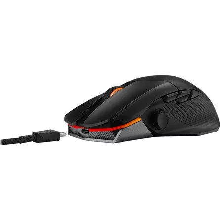 Asus ROG Chakram X Origin optikai USB / Bluetooth / vezeték nélküli gaming egér fekete