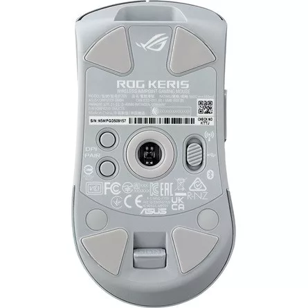 Asus ROG Keris Wireless AimPoint optikai USB / Bluetooth / vezeték nélküli gaming egér fehér