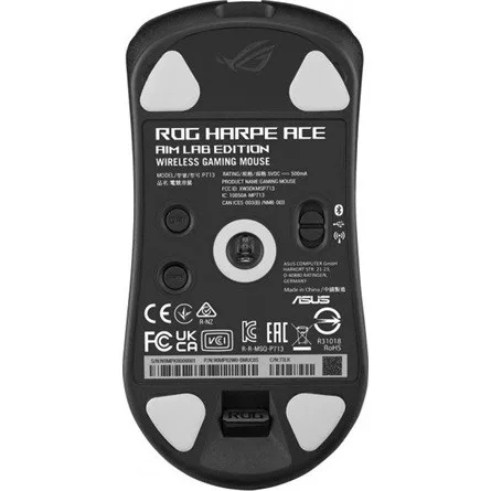 Asus ROG Harpe Ace Aim Lab Edition optikai USB / Bluetooth / vezeték nélküli gaming egér fekete