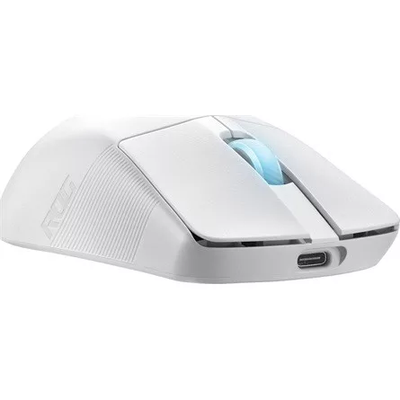 Asus ROG Harpe Ace Aim Lab Edition optikai USB / Bluetooth / vezeték nélküli gaming egér fehér