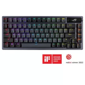   Asus ROG Azoth Bluetooth / vezeték nélküli / USB magyar gaming ROG NX Red mechanikus billentyűzet szürke