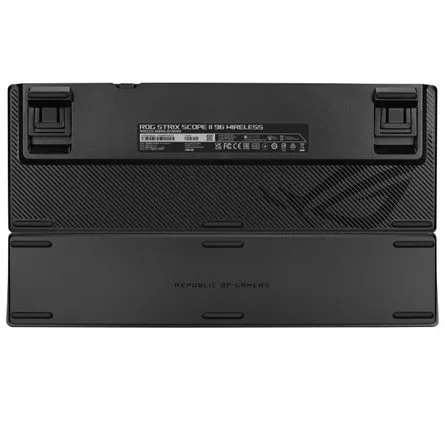 Asus ROG Strix Scope II 96 Wireless Bluetooth / vezeték nélküli / USB magyar gaming ROG NX Snow mechanikus billentyűzet