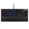Asus TUF Gaming K3 Gen II USB vízálló magyar gaming TUF Red optikai-mechanikus billentyűzet fekete