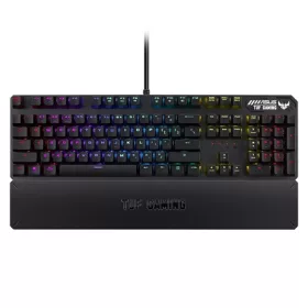   Asus TUF Gaming K3 Gen II USB vízálló magyar gaming TUF Red optikai-mechanikus billentyűzet fekete