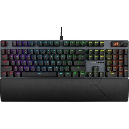 Asus ROG Strix Scope II X USB magyar ROG NX V2 Snow mechanikus billentyűzet fekete