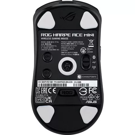 Asus ROG Harpe Ace Mini optikai USB / Bluetooth / vezeték nélküli gaming egér fekete