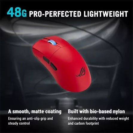 Asus ROG Harpe II Ace optikai Bluetooth / vezeték nélküli gaming egér piros