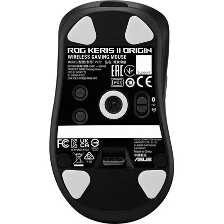 Asus ROG Keris II Origin optikai Bluetooth / vezeték nélküli gaming egér fekete