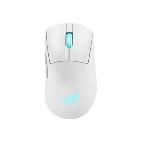   Asus ROG Keris II Origin optikai Bluetooth / vezeték nélküli gaming egér fehér (Moonlight White)