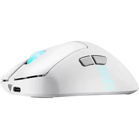 Asus ROG Keris II Origin optikai Bluetooth / vezeték nélküli gaming egér fehér (Moonlight White)