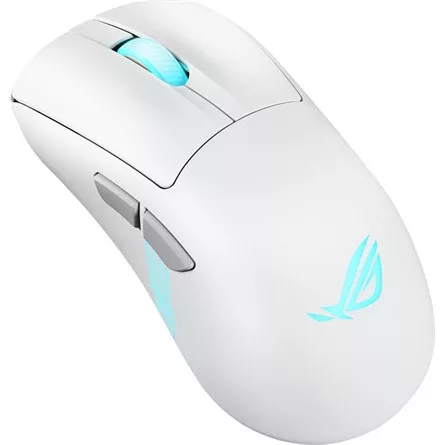 Asus ROG Keris II Origin optikai Bluetooth / vezeték nélküli gaming egér fehér (Moonlight White)