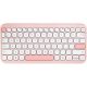 Asus Marshmallow Keyboard KW100 Bluetooth magyar membrán billentyűzet rózsaszín-fehér (Rose Clay)