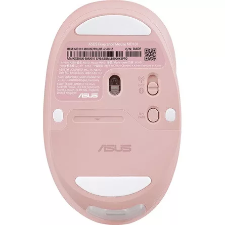 Asus Fragrance MD101 optikai Bluetooth / vezeték nélküli egér rózsaszín (illatosítható; Rose Clay)
