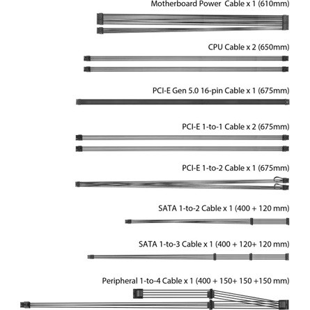 Asus TUF Gaming 1000G ATX desktop tápegység 1000W 80+ Gold BOX
