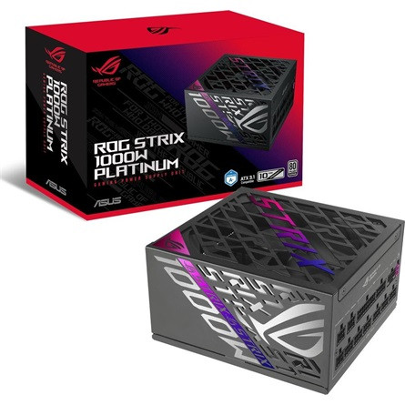 Asus ROG-STRIX-1000P-GAMING ATX desktop tápegység 1000W 80+ Platinum BOX