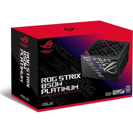 Asus ROG-STRIX-850P-GAMING ATX desktop tápegység 850W 80+ Platinum BOX