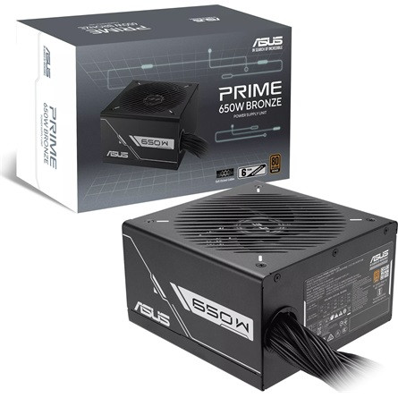 Asus Prime ATX desktop tápegység 650W 80+ Bronze BOX