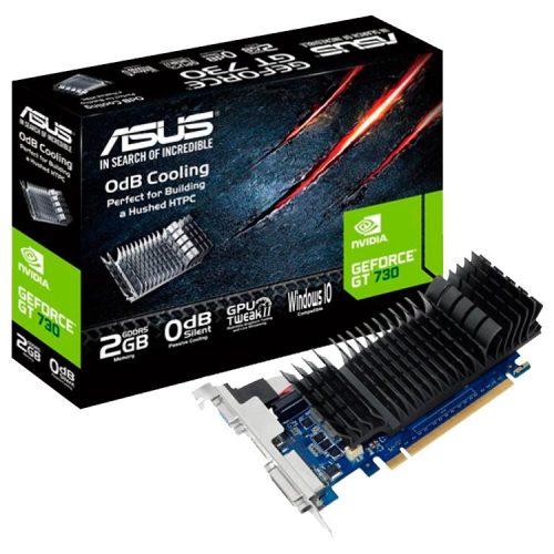 ASUS Video Card NVidia GT730-SL-2GD5-BRK//VGA,DVI,HDMI, 2G GDDR5