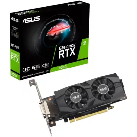   ASUS Video Card NVidia RTX3050 LP BRK OC 6GB/96-bit GDDR6 DVI HDMI DP