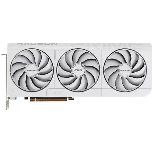 ASUS Video Card AMD Radeon PRIME-RX9070XT-O16G-WHITE ASUS Prime Radeon RX 9070 XT White OC Edition 16GB GDDR6 256-bit HDMI 3x DP