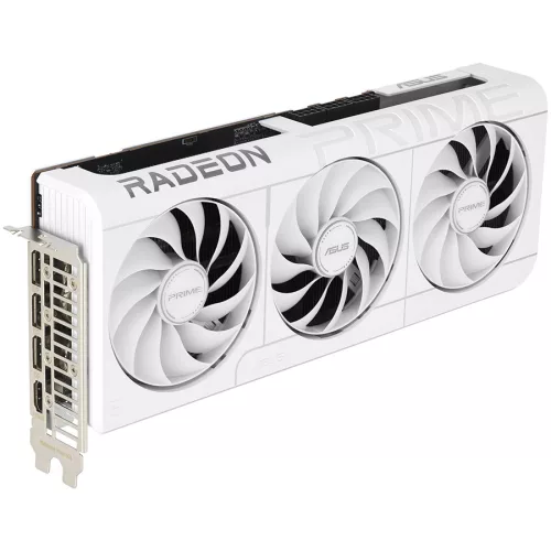 ASUS Video Card AMD Radeon PRIME-RX9070XT-O16G-WHITE ASUS Prime Radeon RX 9070 XT White OC Edition 16GB GDDR6 256-bit HDMI 3x DP