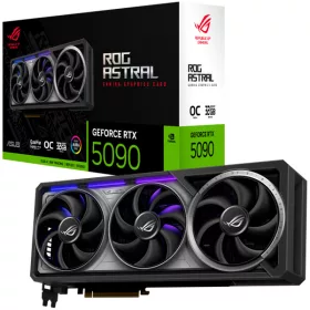   ASUS Video Card NVidia ROG Astral GeForce RTX 5090 OC Edition 32GB GDDR7 (ROG-ASTRAL-RTX5090-O32G-GAMING) VGA, PCIe 5.0, 2xHDMI 2.1b, 3xDisplayPort 2.1b