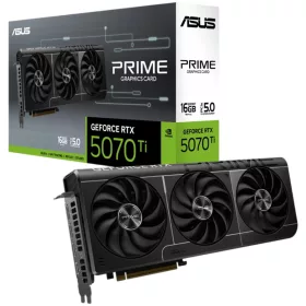   ASUS Video Card NVidia Prime GeForce RTX 5070 Ti 16GB GDDR7 (PRIME-RTX5070TI-16G) VGA, PCIe 5.0, 1xHDMI 2.1b, 3xDisplayPort 2.1b