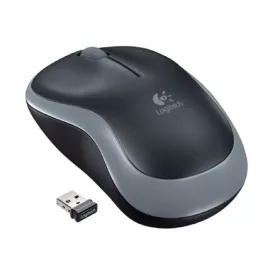   Logitech M185 optikai vezeték nélküli notebook egér fekete-szürke