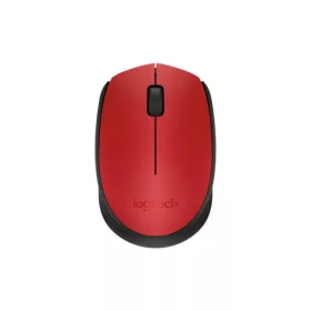   Logitech M171 vezeték nélküli egér fekete-piros /910-004641/