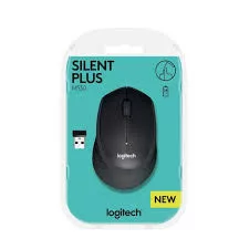 Logitech M330 SILENT PLUS vezeték nélküli optikai egér fekete /910-004909/