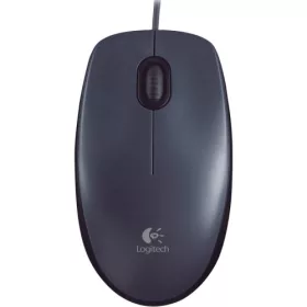 LOGITECH M100 Corded Mouse - GREY - USB