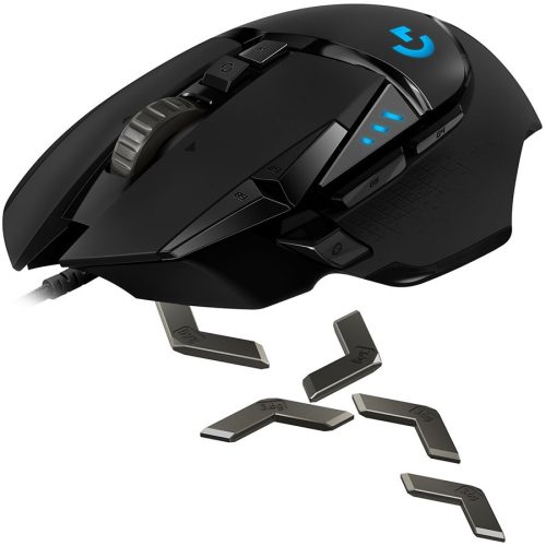 LOGITECH G502 Corded Gaming Mouse - HERO - BLACK - USB - EWR2