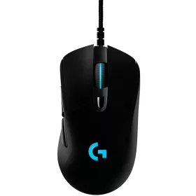   LOGITECH G403 HERO LIGHTSYNC Corded Gaming Mouse - BLACK - USB - EER2