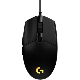   LOGITECH G102 LIGHTSYNC Corded Gaming Mouse - BLACK - USB - EER