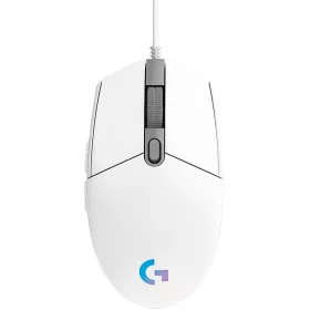   LOGITECH G102 LIGHTSYNC Corded Gaming Mouse - WHITE - USB - EER