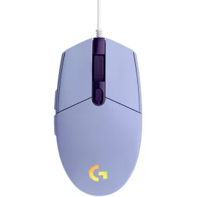   LOGITECH G102 LIGHTSYNC Corded Gaming Mouse - LILAC - USB - EER
