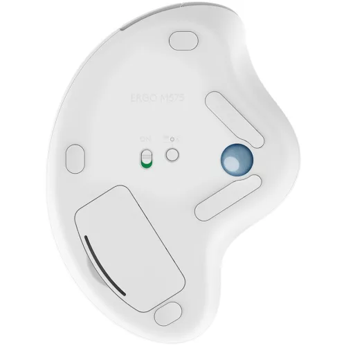 LOGITECH M575 ERGO Bluetooth Trackball Mouse - OFF-WHITE