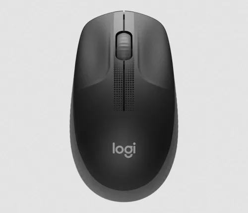 Logitech M190 teljes méretű vezeték nélküli optikai egér sötétszürke-fekete (910