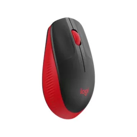   Logitech M190 teljes méretű vezeték nélküli optikai egér piros-fekete (910-00590