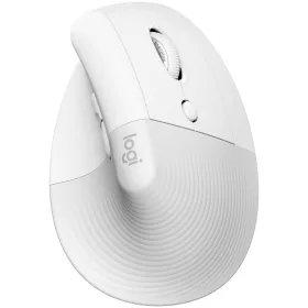   LOGITECH Lift Bluetooth Vertical Ergonomic Mouse - OFF-WHITE/PALE GREY