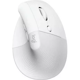   LOGITECH Lift for MAC Vertical Ergonomic Mouse - OFF-WHITE/PALE GREY