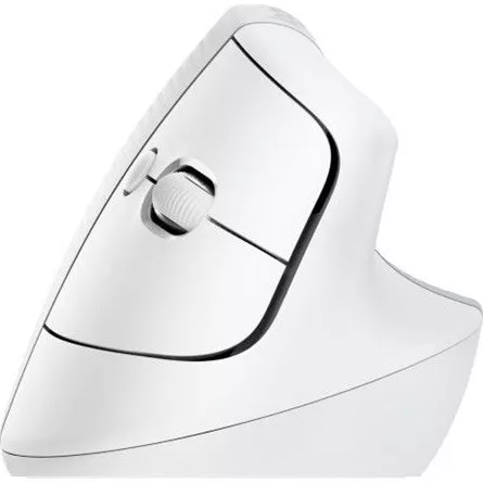 LOGITECH Lift for MAC Vertical Ergonomic Mouse - OFF-WHITE/PALE GREY