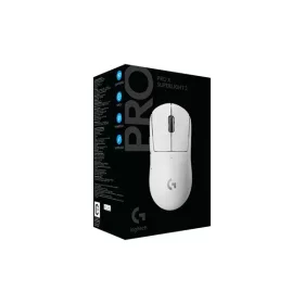   LOGITECH Egér - Pro X 2 SUPERLIGHT 2 Vezeték Nélküli Gaming LIGHTSPEED, Fehér