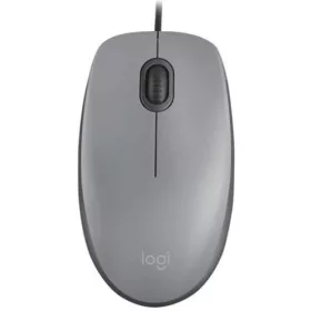   LOGITECH M110 Silent - MID GRAY - USB - N/A - EMEA-808 - AKOYA HANGTAB BOX M110S