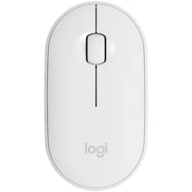   LOGITECH M350S Pebble 2 Bluetooth Mouse - TONAL WHITE - DONGLELESS