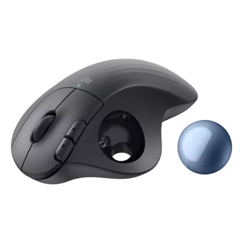 Logitech Mouse Logitech ERGO M575S - Graphite + Blue Ball