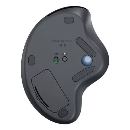 Logitech Mouse Logitech ERGO M575S - Graphite + Blue Ball
