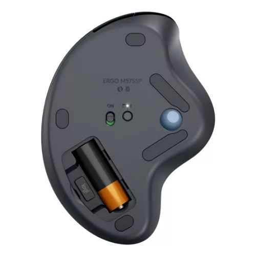 Logitech Mouse Logitech ERGO M575S - Graphite + Blue Ball
