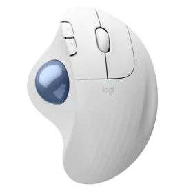 Logitech Mouse Logitech ERGO M575S - Off-White + Blue Ball
